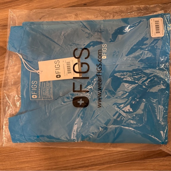 NWT: Figs Extreme Blue Zamora Joggers Scrub Set •Small-Petite• - Picture 3 of 3